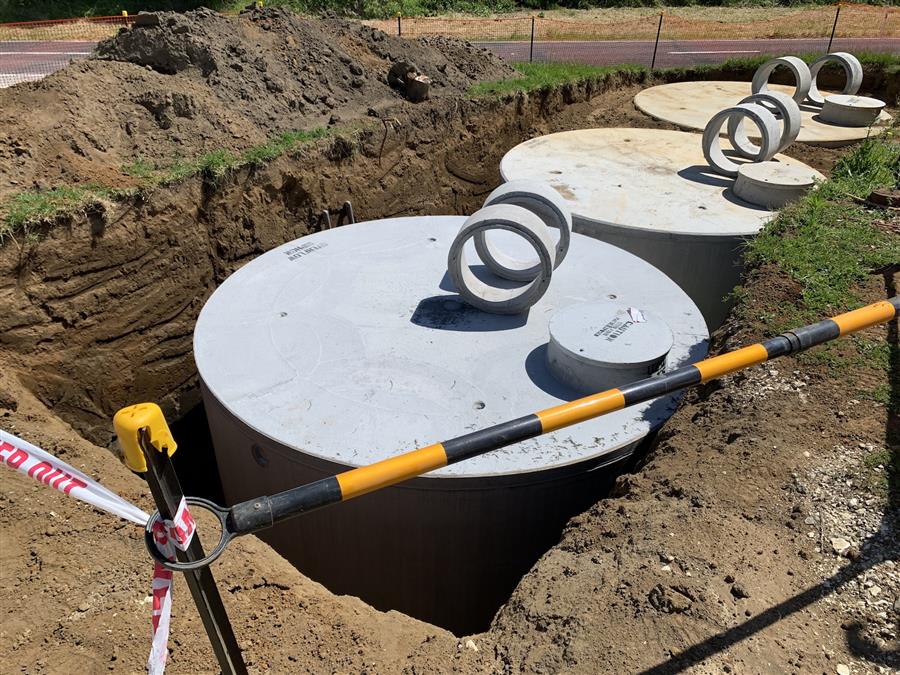 New septic tank installed at Waipapa