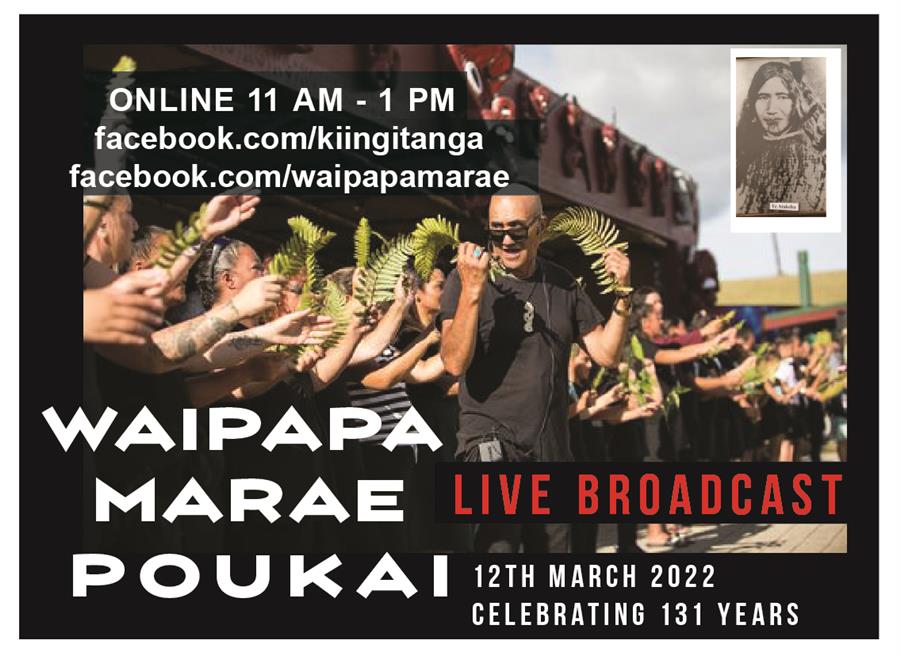 Waipapa Marae Poukai Live Broadcast Online