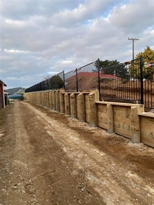Retaining wall for Waipapa Marae is underway